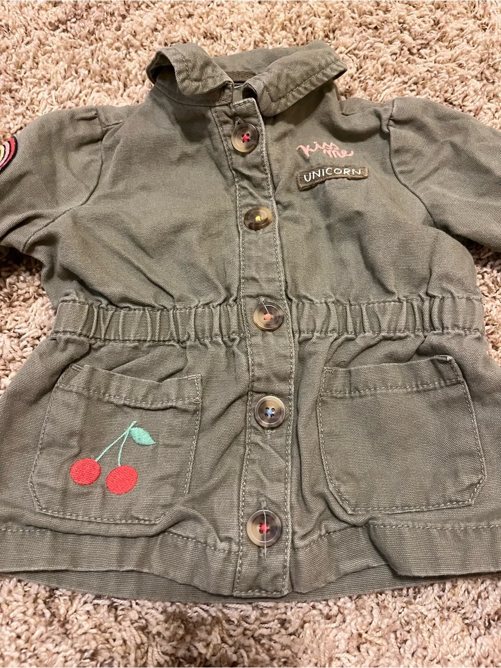 Gymboree Olive Green Utility Jacket